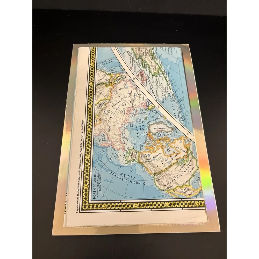National Geographic Magazine December 1988 Holographic Cover, Vol 174 No 6